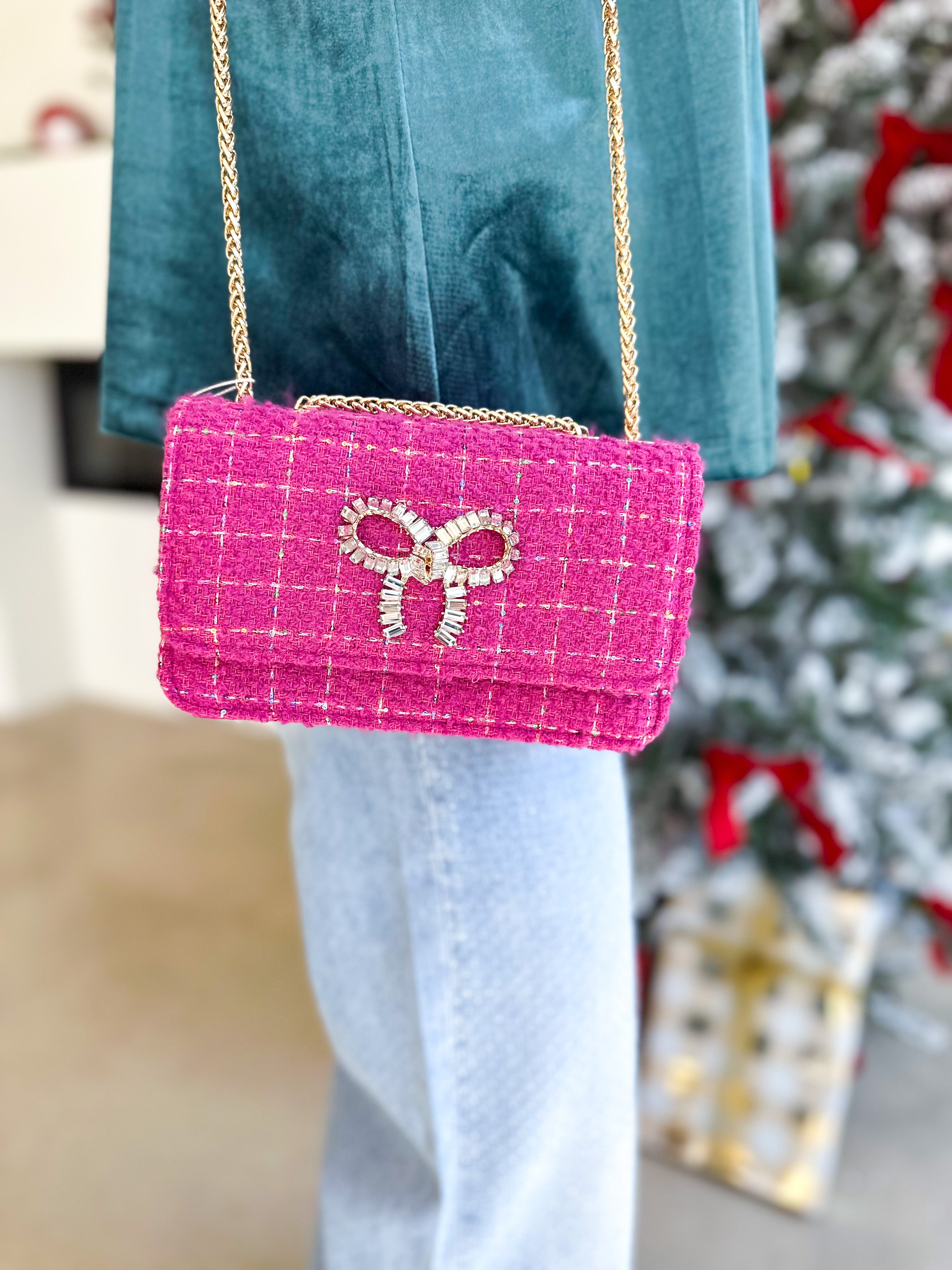 Roa Shoulder - Pink-130 Accessories-SHIRALEAH-July & June Women's Fashion Boutique Located in San Antonio, Texas