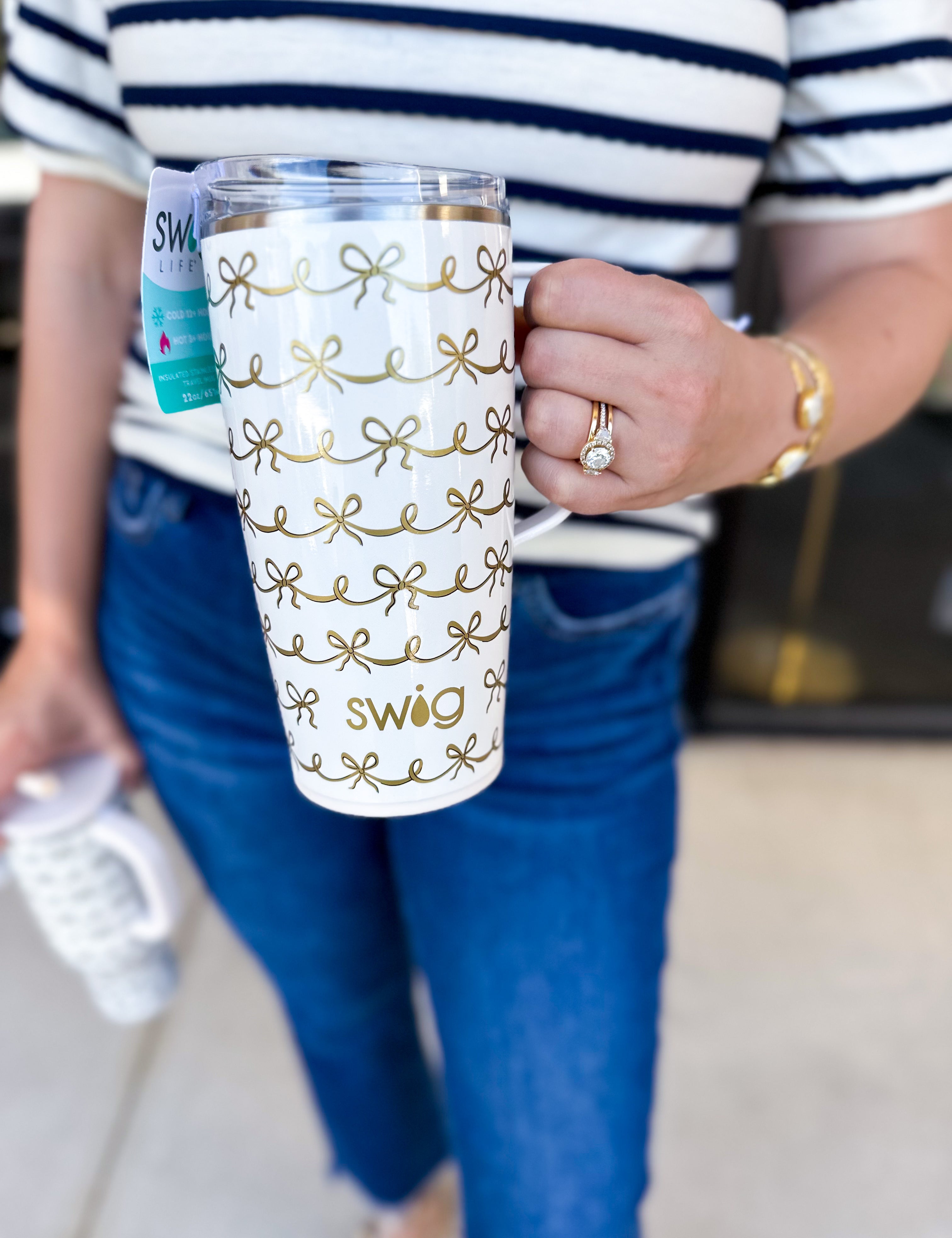SWIG - Pretty in Pearl Travel Mug 22oz-140 Gifts + Home-SWIG-July & June Women's Fashion Boutique Located in San Antonio, Texas