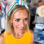 Ric Rac Knotted Headband - Multi-130 Accessories-SHIRALEAH-July & June Women's Fashion Boutique Located in San Antonio, Texas