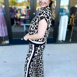 Luxurious Cheetah Knit Pant Set-300 Athleisure/Lounge-ENTRO-July & June Women's Fashion Boutique Located in San Antonio, Texas