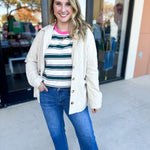 Cream Quilted Jacket-600 Outerwear-LISTICLE-July & June Women's Fashion Boutique Located in San Antonio, Texas