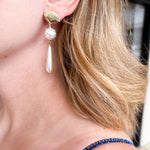 Natalie Wood - Carolina Statement Earrings in Pearl-110 Jewelry & Hair-Natalie Wood-July & June Women's Fashion Boutique Located in San Antonio, Texas