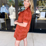 Floral Crochet Mini Dress - Carmel-510 Mini-ENTRO-July & June Women's Fashion Boutique Located in San Antonio, Texas