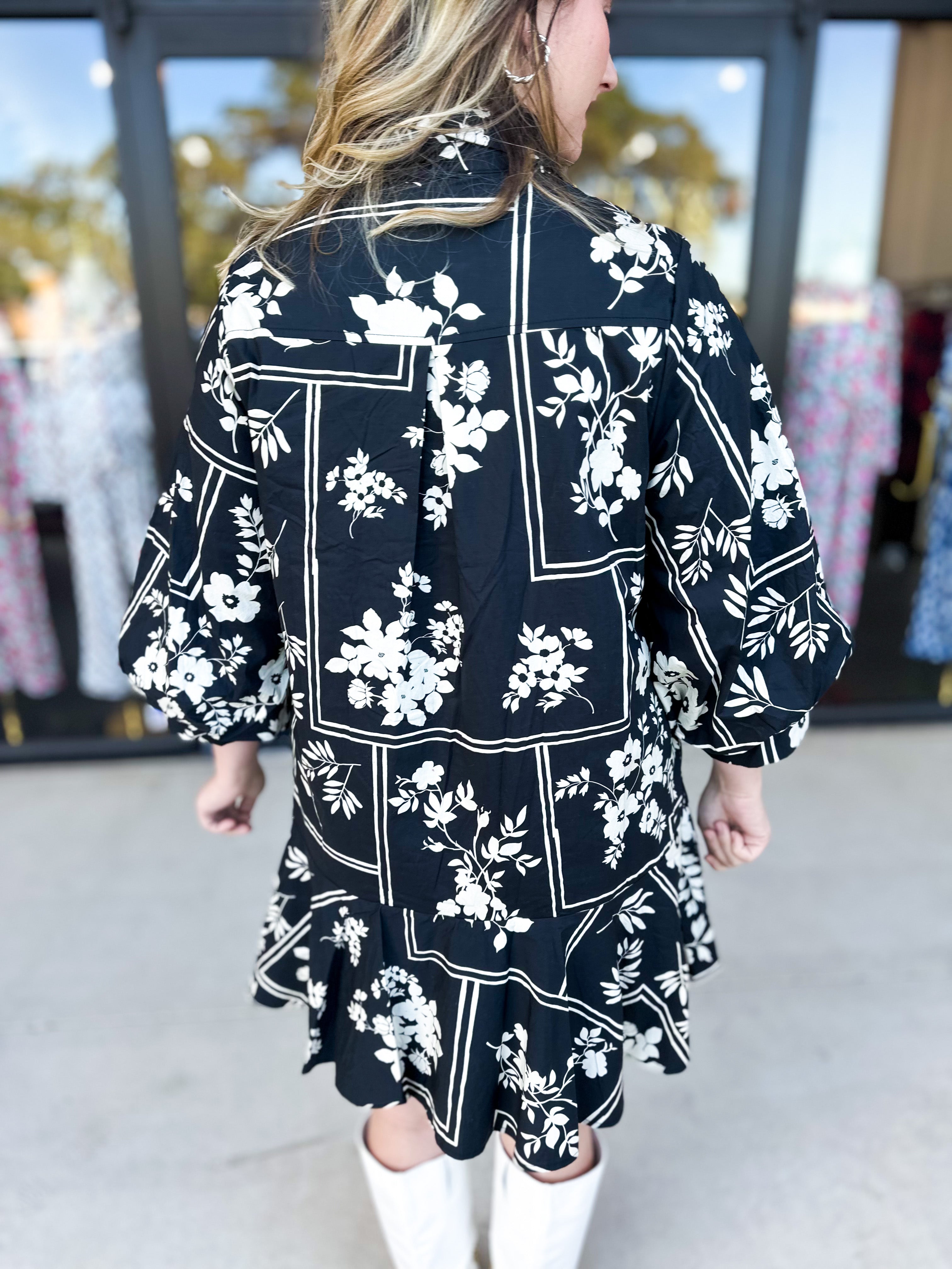 The Jolie Mini Dress - Black-510 Mini-ENTRO-July & June Women's Fashion Boutique Located in San Antonio, Texas