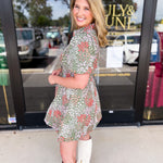 Mary Square - Rory Open Meadows Mini Dress-510 Mini-MARY SQUARE-July & June Women's Fashion Boutique Located in San Antonio, Texas