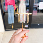 Natalie Wood - Strata Huggie Earrings - Gold-110 Jewelry & Hair-Natalie Wood-July & June Women's Fashion Boutique Located in San Antonio, Texas