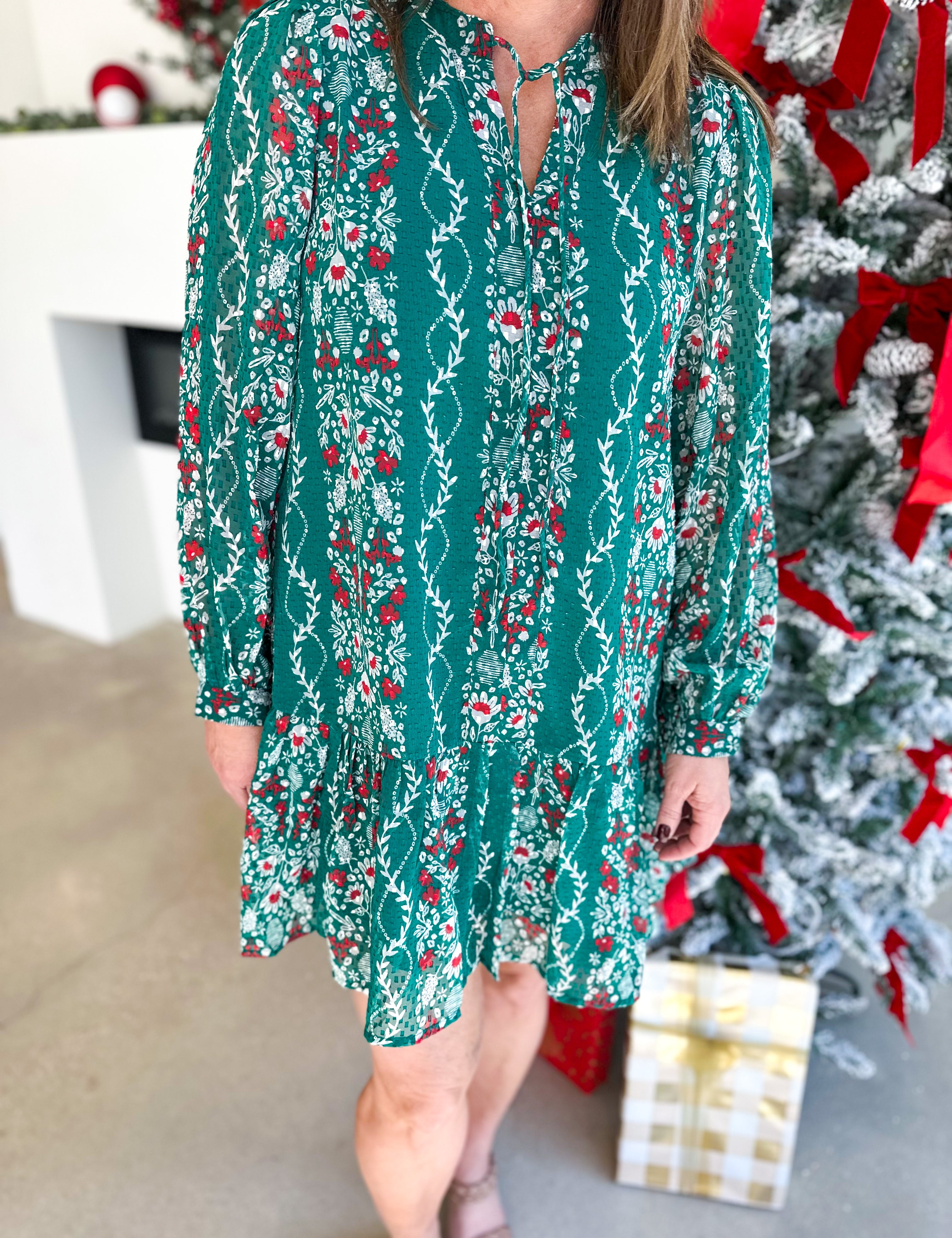 Mary Square - Natasha Ivy Green Mini Dress-510 Mini-MARY SQUARE-July & June Women's Fashion Boutique Located in San Antonio, Texas