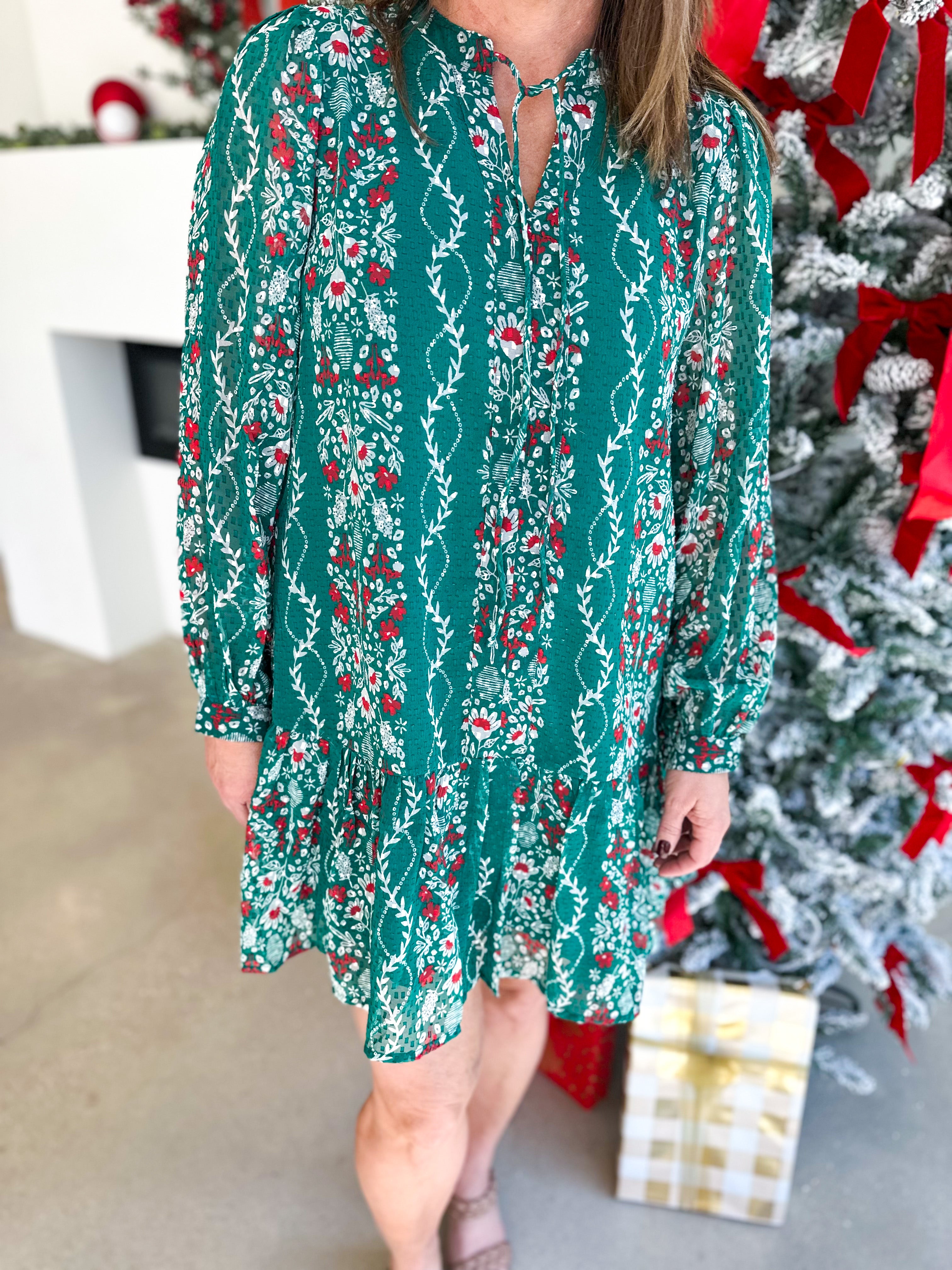 Mary Square - Natasha Ivy Green Mini Dress-510 Mini-MARY SQUARE-July & June Women's Fashion Boutique Located in San Antonio, Texas