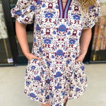 The Kalley Mini Dress - Ecru-510 Mini-ENTRO-July & June Women's Fashion Boutique Located in San Antonio, Texas