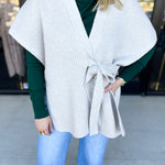 THML - Chic Knit Cardigan Wrap - Cream-230 Sweaters/Cardis-THML-July & June Women's Fashion Boutique Located in San Antonio, Texas