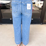 Vervet High Rise Cropped Wide Leg Jeans-400 Pants-VEVERT BY FLYING MONKEY-July & June Women's Fashion Boutique Located in San Antonio, Texas