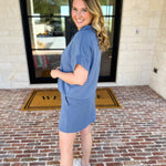 Weekend Traveler Skort Set - Sky Blue-300 Athleisure/Lounge-RAE MODE-July & June Women's Fashion Boutique Located in San Antonio, Texas