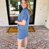 Weekend Traveler Skort Set - Sky Blue-300 Athleisure/Lounge-RAE MODE-July & June Women's Fashion Boutique Located in San Antonio, Texas