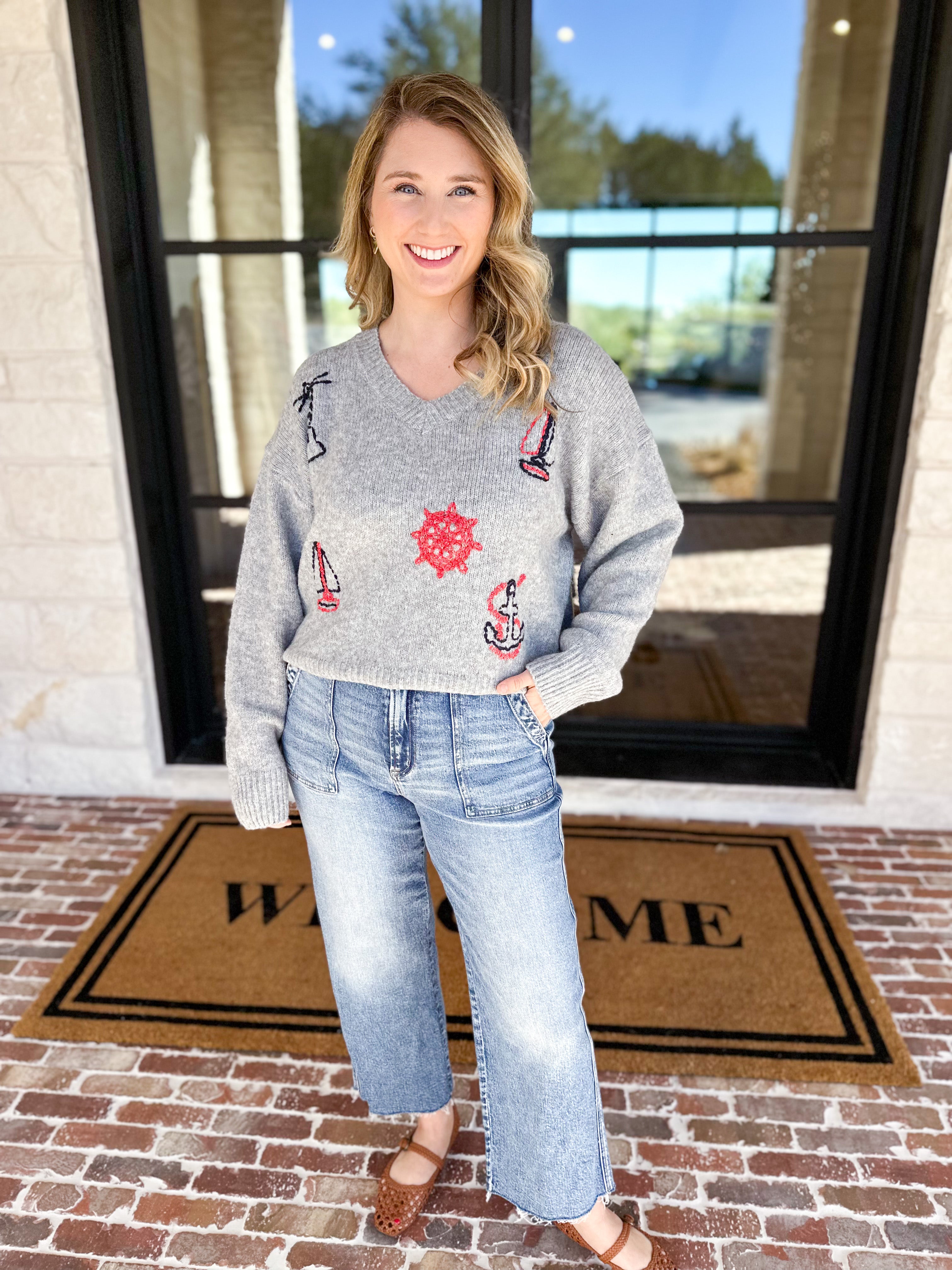 The Maine Sweater-230 Sweaters/Cardis-BAILEY ROSE-July & June Women's Fashion Boutique Located in San Antonio, Texas