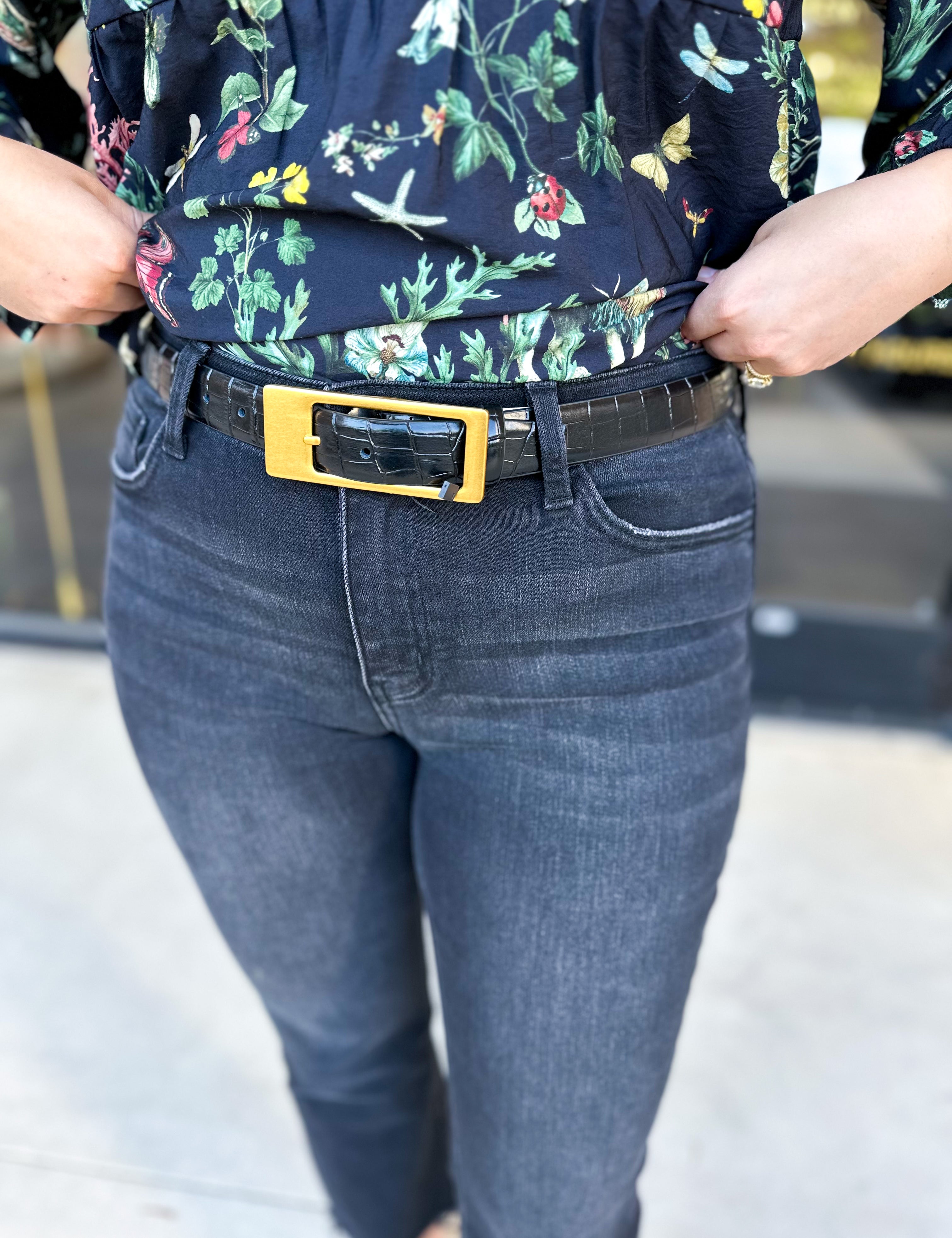 The Coco Belt - Black-130 ACCESSORIES-Most Wanted USA-July & June Women's Fashion Boutique Located in San Antonio, Texas