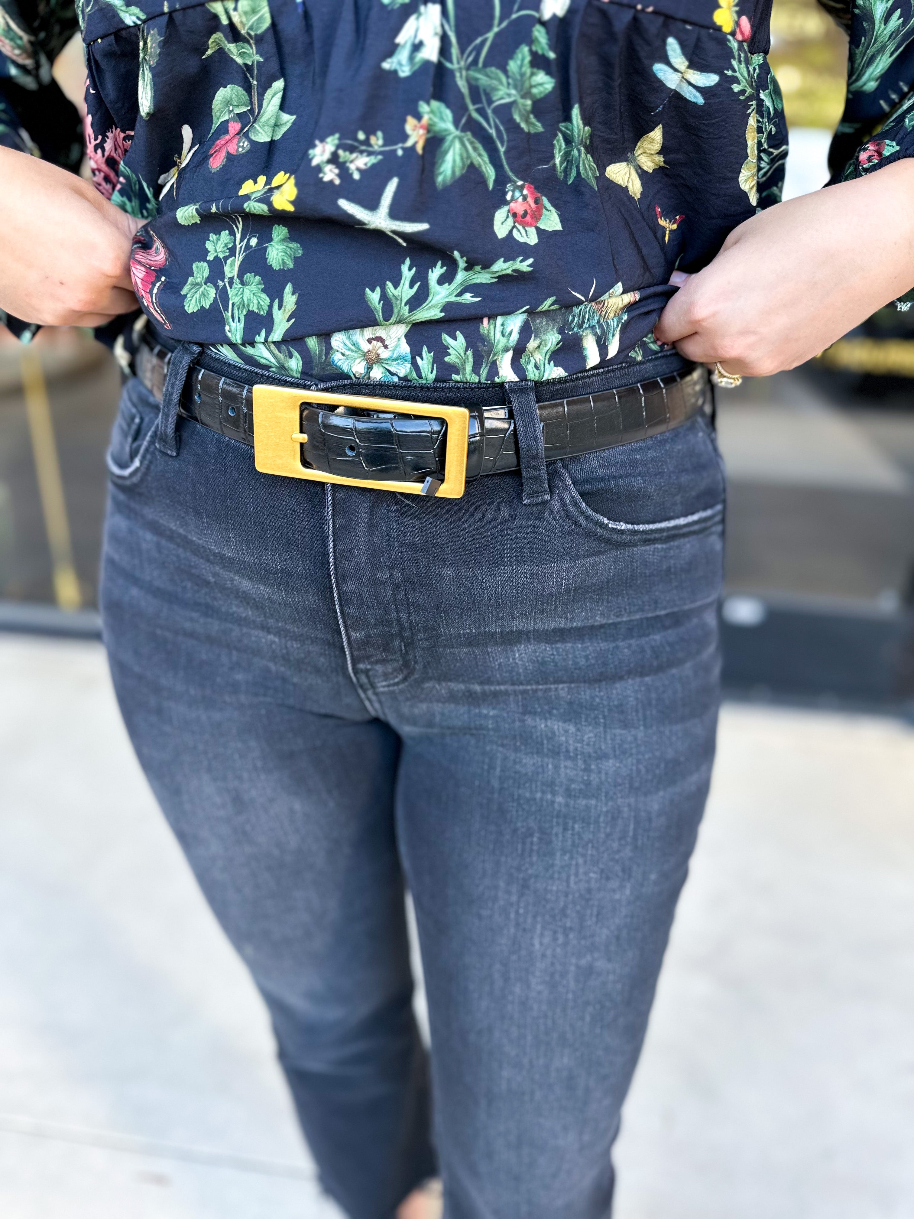 The Coco Belt - Black-130 ACCESSORIES-Most Wanted USA-July & June Women's Fashion Boutique Located in San Antonio, Texas