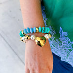Treasure Jewels - Happy Dance Beaded Bracelet-110 Jewelry & Hair-Treasure Jewels-July & June Women's Fashion Boutique Located in San Antonio, Texas