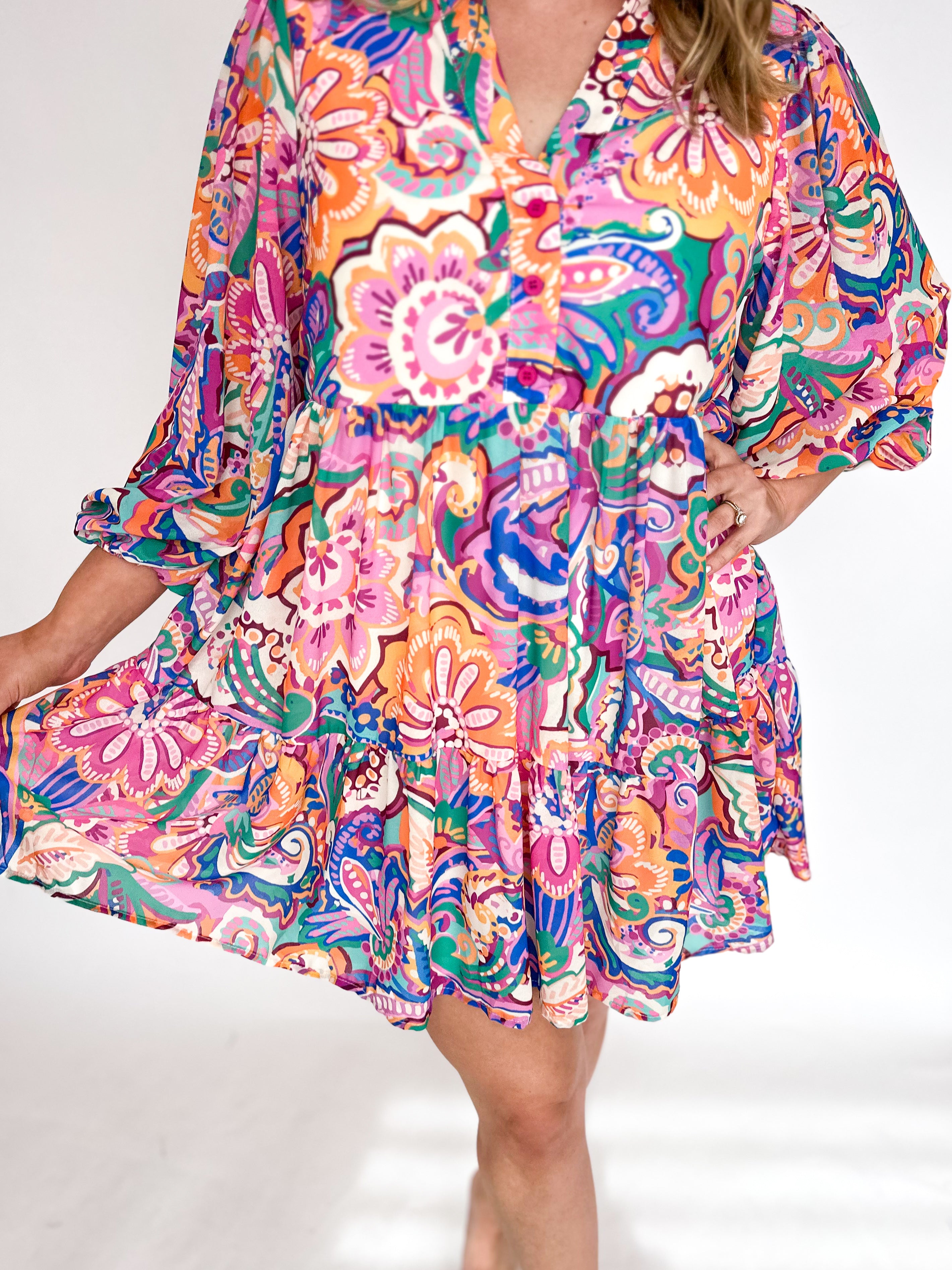 The Lani Mini Dress-510 Mini-FLYING TOMATO-July & June Women's Fashion Boutique Located in San Antonio, Texas
