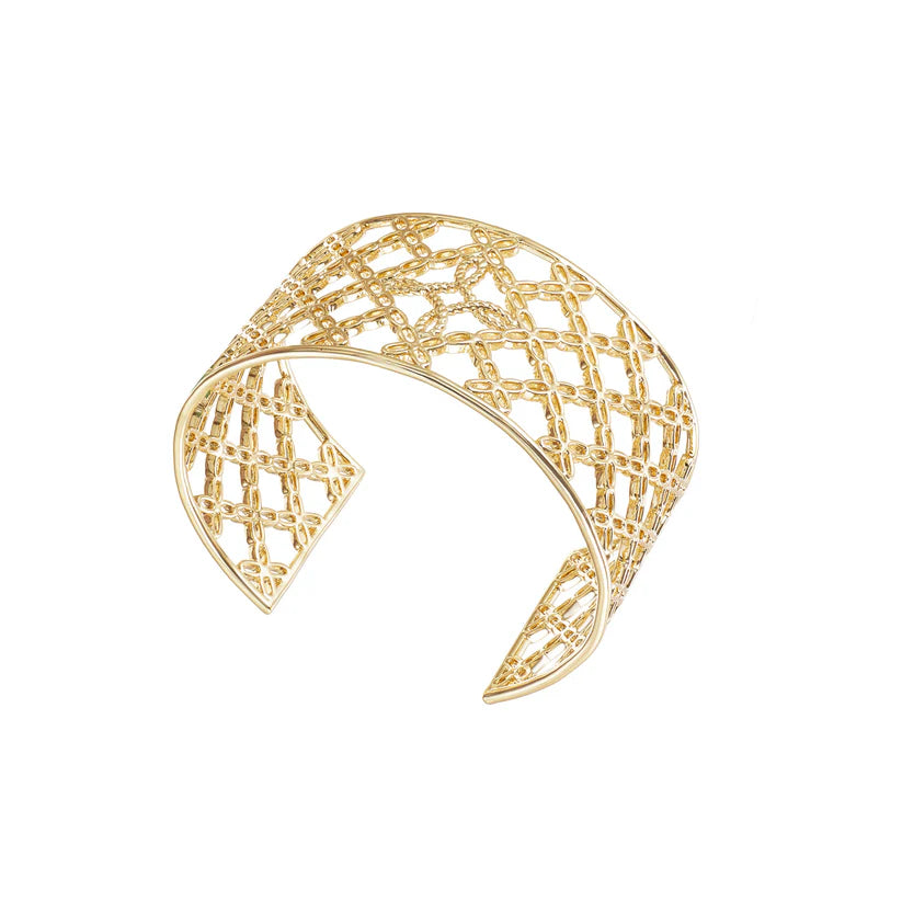 Natalie Wood - Celestia Cuff Bracelet in Gold-110 Jewelry & Hair-Natalie Wood-July & June Women's Fashion Boutique Located in San Antonio, Texas