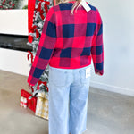 The Kat Cardigan - Red-230 Sweaters/Cardis-ENTRO-July & June Women's Fashion Boutique Located in San Antonio, Texas