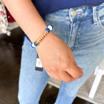Michelle McDowell - Myles Bracelet - Blue & White-110 Jewelry & Hair-Michelle McDowell-July & June Women's Fashion Boutique Located in San Antonio, Texas