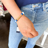 Michelle McDowell - Myles Bracelet - Blue & White-110 Jewelry & Hair-Michelle McDowell-July & June Women's Fashion Boutique Located in San Antonio, Texas