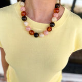 The Cece Beaded Necklace - Neutral Multi-110 Jewelry & Hair-Gemelli-July & June Women's Fashion Boutique Located in San Antonio, Texas