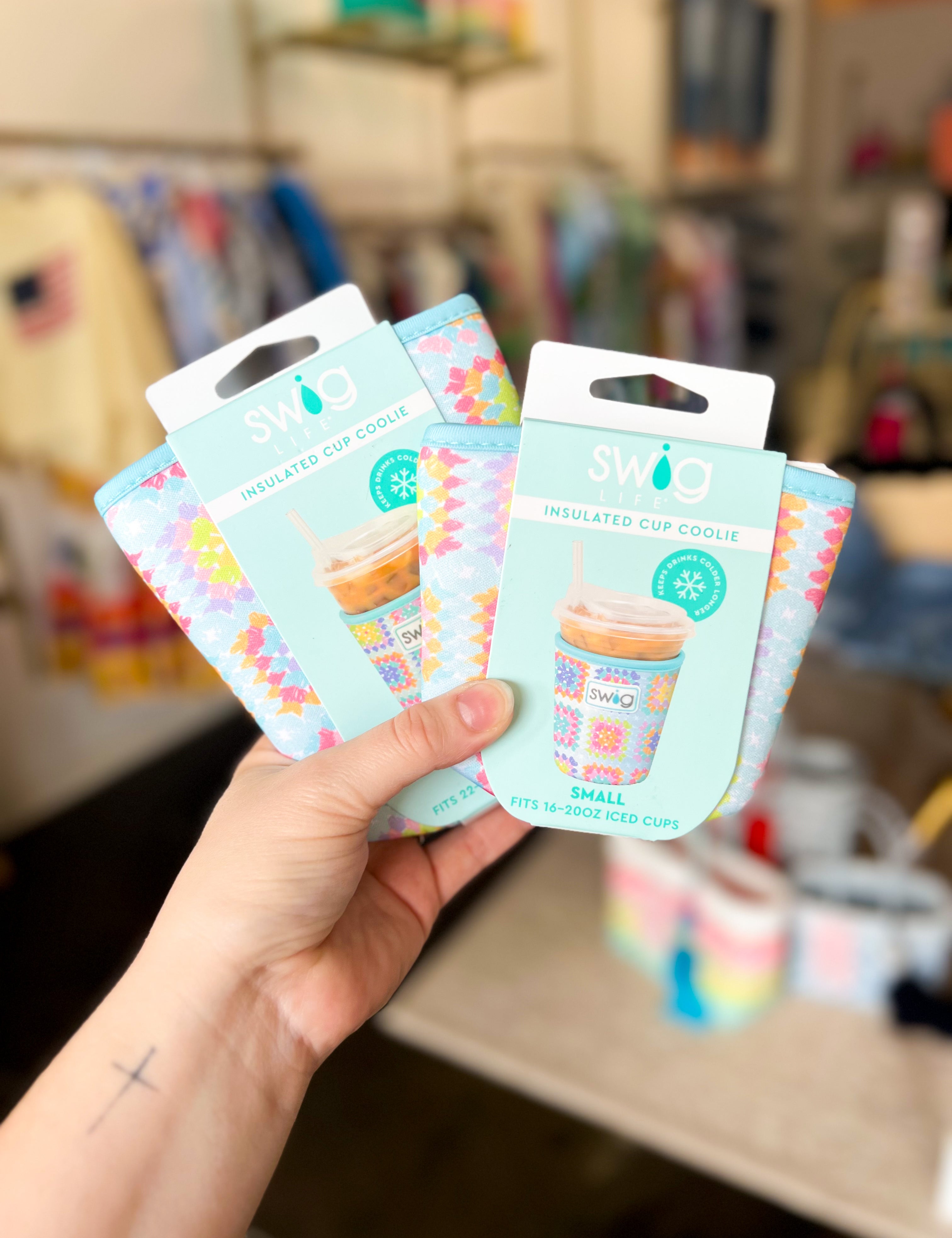 SWIG - Close Knit Iced Cup Coolie - Small-140 Gifts + Home-SWIG-July & June Women's Fashion Boutique Located in San Antonio, Texas