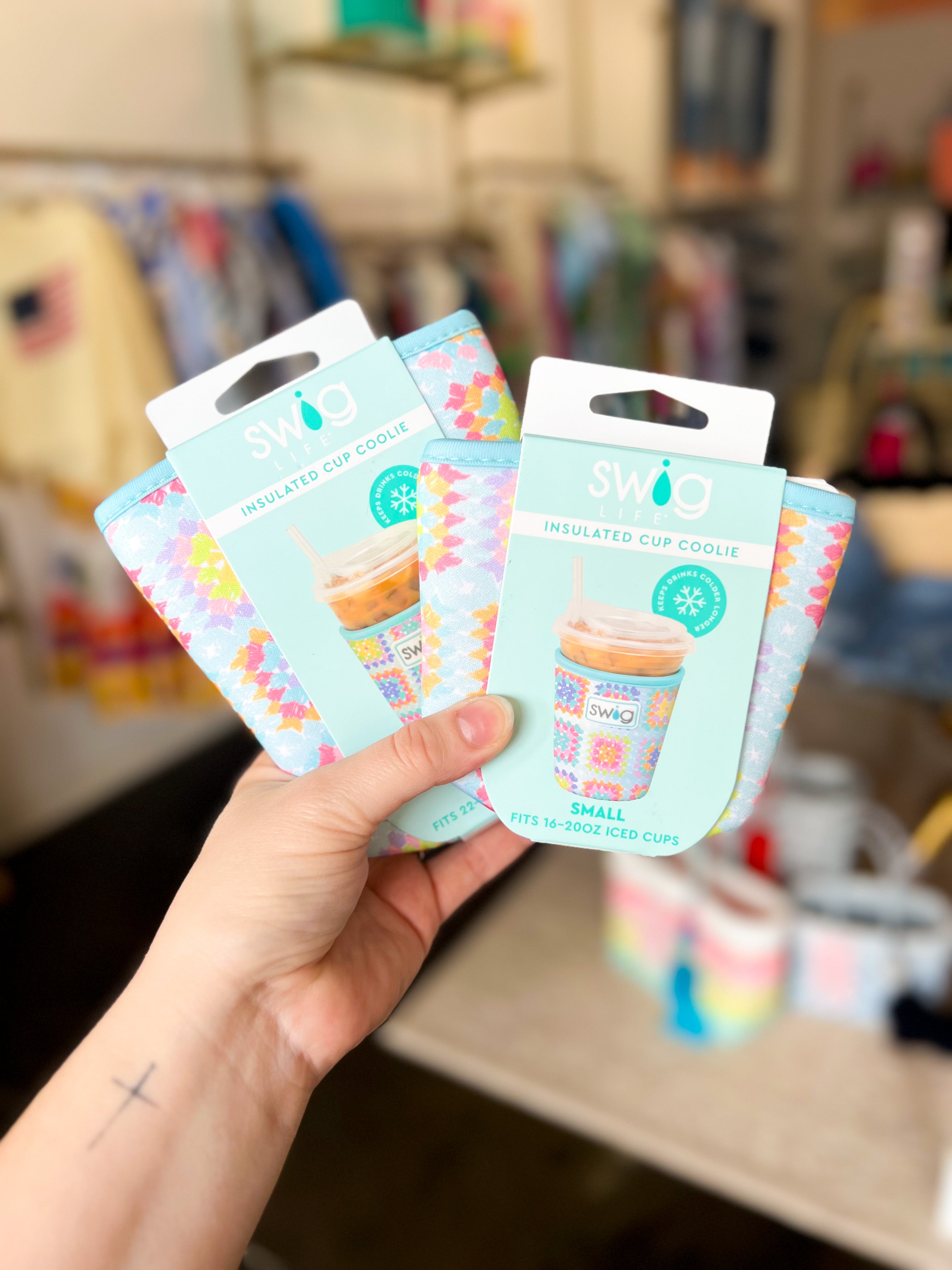 SWIG - Close Knit Iced Cup Coolie - Small-140 Gifts + Home-SWIG-July & June Women's Fashion Boutique Located in San Antonio, Texas