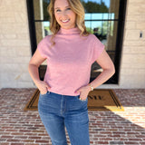Soft Bloom Everyday Knit Top - Light Pink-230 Sweaters/Cardis-ENTRO-July & June Women's Fashion Boutique Located in San Antonio, Texas