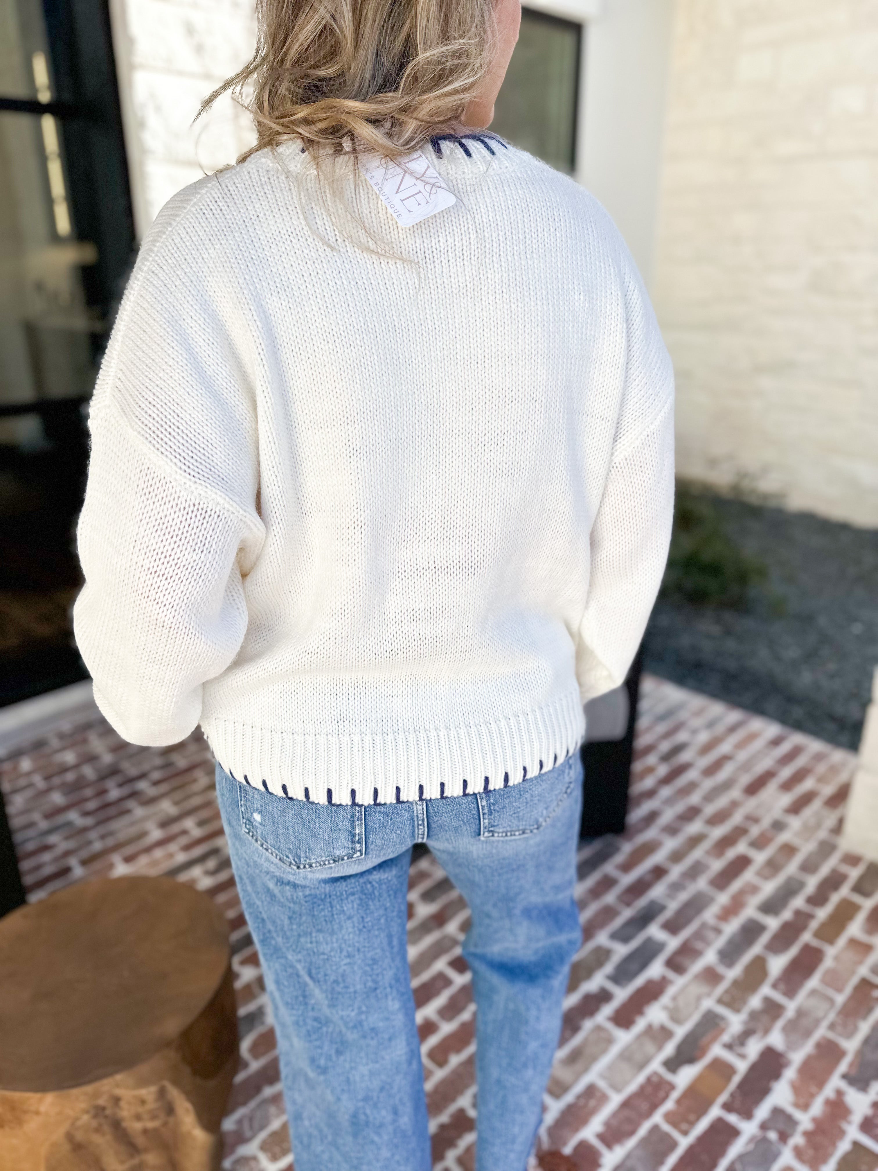 Let's Set Sail Sweater-230 Sweaters/Cardis-BAILEY ROSE-July & June Women's Fashion Boutique Located in San Antonio, Texas