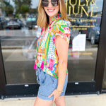 THML - In The City Blouse-200 Fashion Blouses-THML-July & June Women's Fashion Boutique Located in San Antonio, Texas