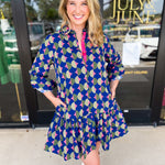 Mary Square - Abstract Fiona Mini Dress-510 Mini-MARY SQUARE-July & June Women's Fashion Boutique Located in San Antonio, Texas