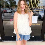 Classic & Comfy Denim Shorts - Medium Wash-510 Mini-ENTRO-July & June Women's Fashion Boutique Located in San Antonio, Texas