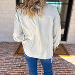 Bow Detailed Blouse - Mint-200 Fashion Blouses-IN FEBRUARY-July & June Women's Fashion Boutique Located in San Antonio, Texas