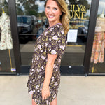 The Kalley Mini Dress - Black-510 Mini-ENTRO-July & June Women's Fashion Boutique Located in San Antonio, Texas