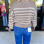 Pink Friday Doorbuster - Mock Neck Sweater Top - Coco - IN STORE-PINK FRIDAY DOORBUSTERS-BLU PEPPER-July & June Women's Fashion Boutique Located in San Antonio, Texas