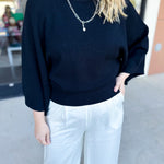 Fall's Favorite Sweater Top - Black-230 Sweaters/Cardis-FATE-July & June Women's Fashion Boutique Located in San Antonio, Texas