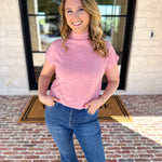 Soft Bloom Everyday Knit Top - Light Pink-230 Sweaters/Cardis-ENTRO-July & June Women's Fashion Boutique Located in San Antonio, Texas