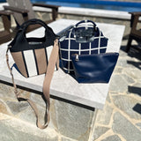 The Robbie Mini Tote Bag - Midnight-130 ACCESSORIES-SHIRALEAH-July & June Women's Fashion Boutique Located in San Antonio, Texas