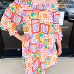 Off The Shoulder Paradise Mini Dress-510 Mini-FATE-July & June Women's Fashion Boutique Located in San Antonio, Texas