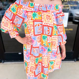 Off The Shoulder Paradise Mini Dress-510 Mini-FATE-July & June Women's Fashion Boutique Located in San Antonio, Texas