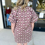 Retro Floral Mini Dress - Coco-510 Mini-ENTRO-July & June Women's Fashion Boutique Located in San Antonio, Texas