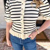 The Simply Sweet Cardigan - Cream-230 Sweaters/Cardis-ENTRO-July & June Women's Fashion Boutique Located in San Antonio, Texas