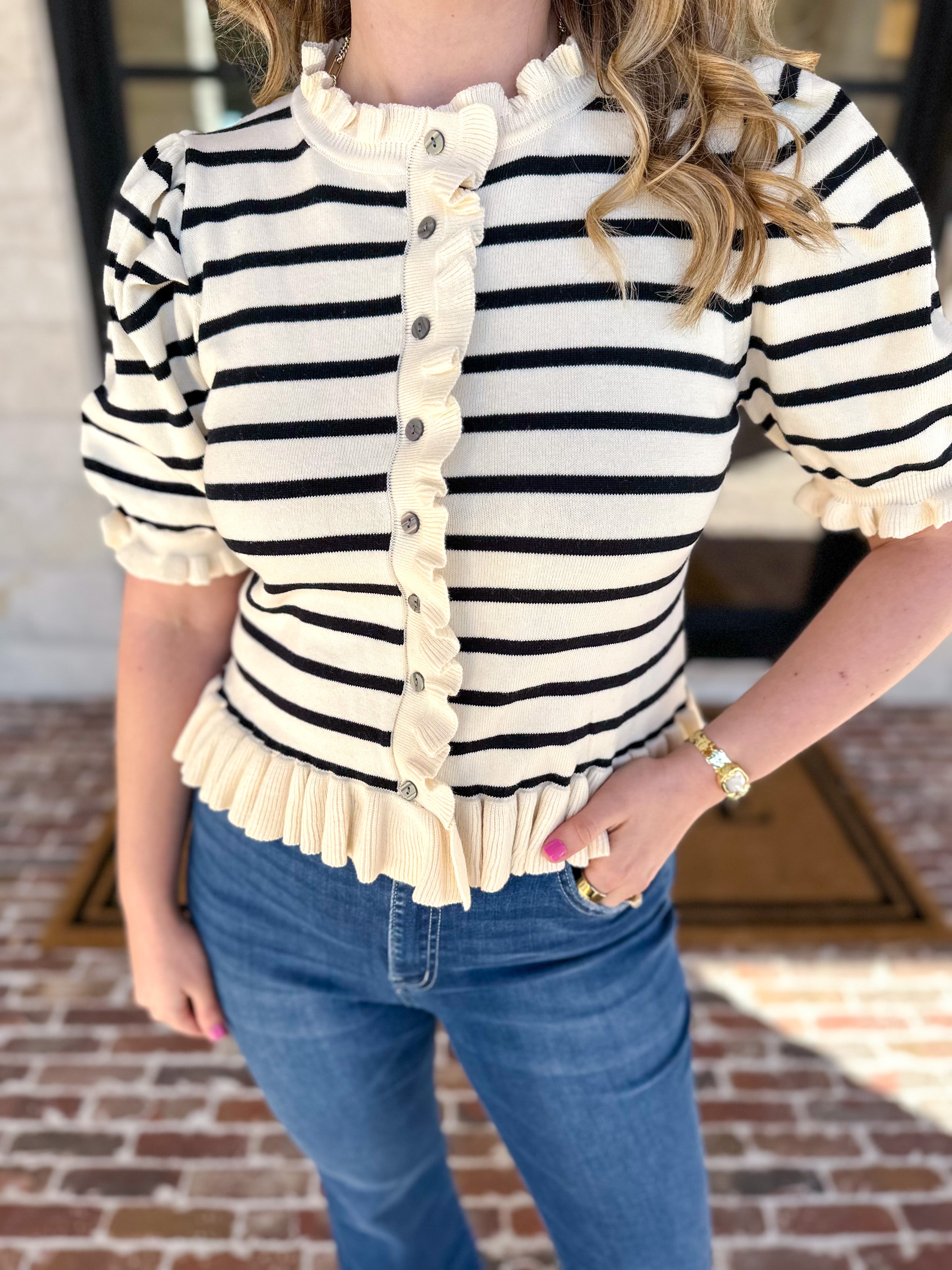 The Simply Sweet Cardigan - Cream-230 Sweaters/Cardis-ENTRO-July & June Women's Fashion Boutique Located in San Antonio, Texas