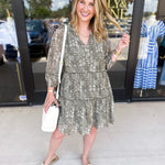 Olive Fields Mini Dress-510 Mini-SKIES ARE BLUE-July & June Women's Fashion Boutique Located in San Antonio, Texas