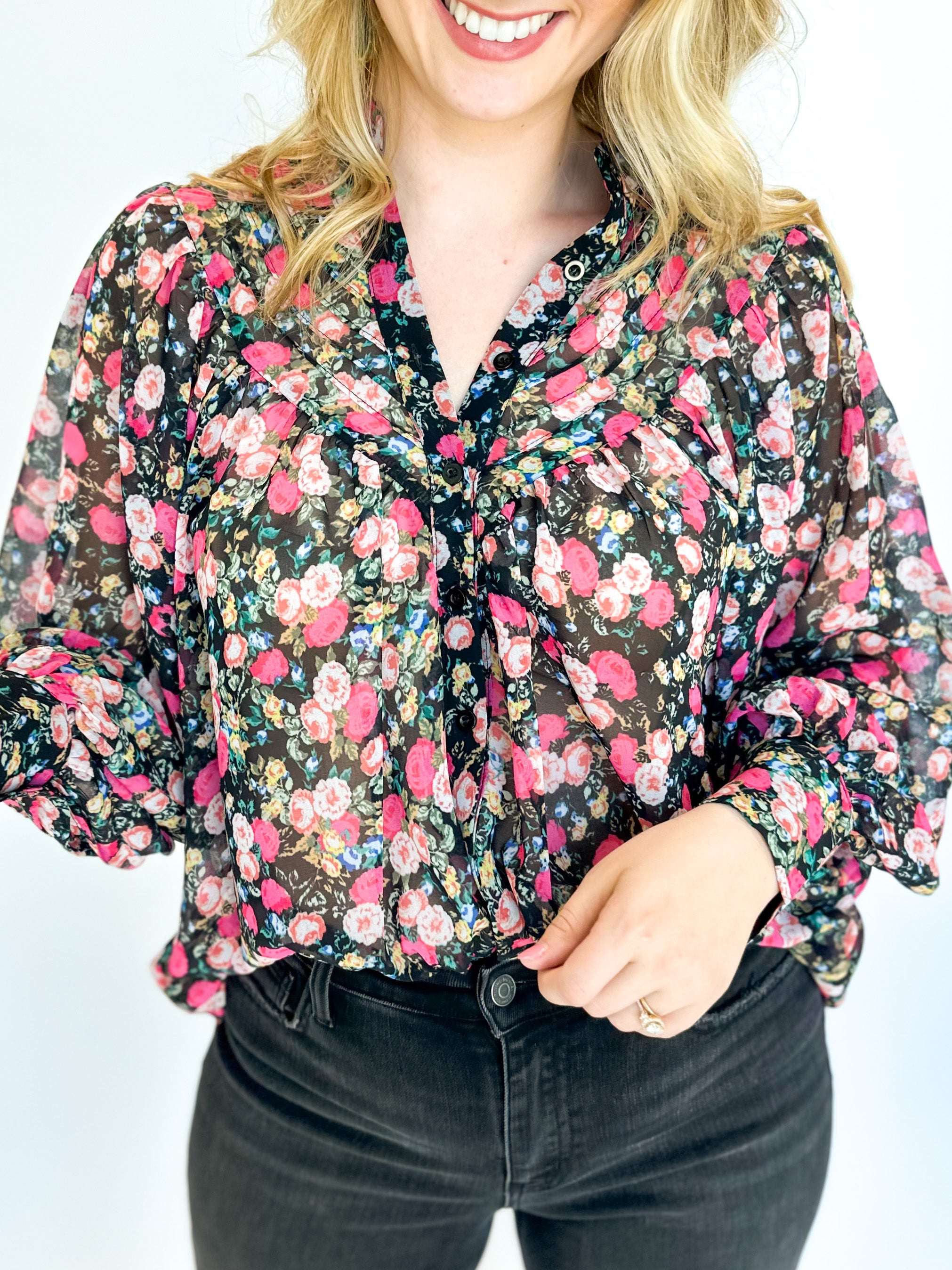 A Fall Romance Blouse-200 Fashion Blouses-OLIVACEOUS-July & June Women's Fashion Boutique Located in San Antonio, Texas