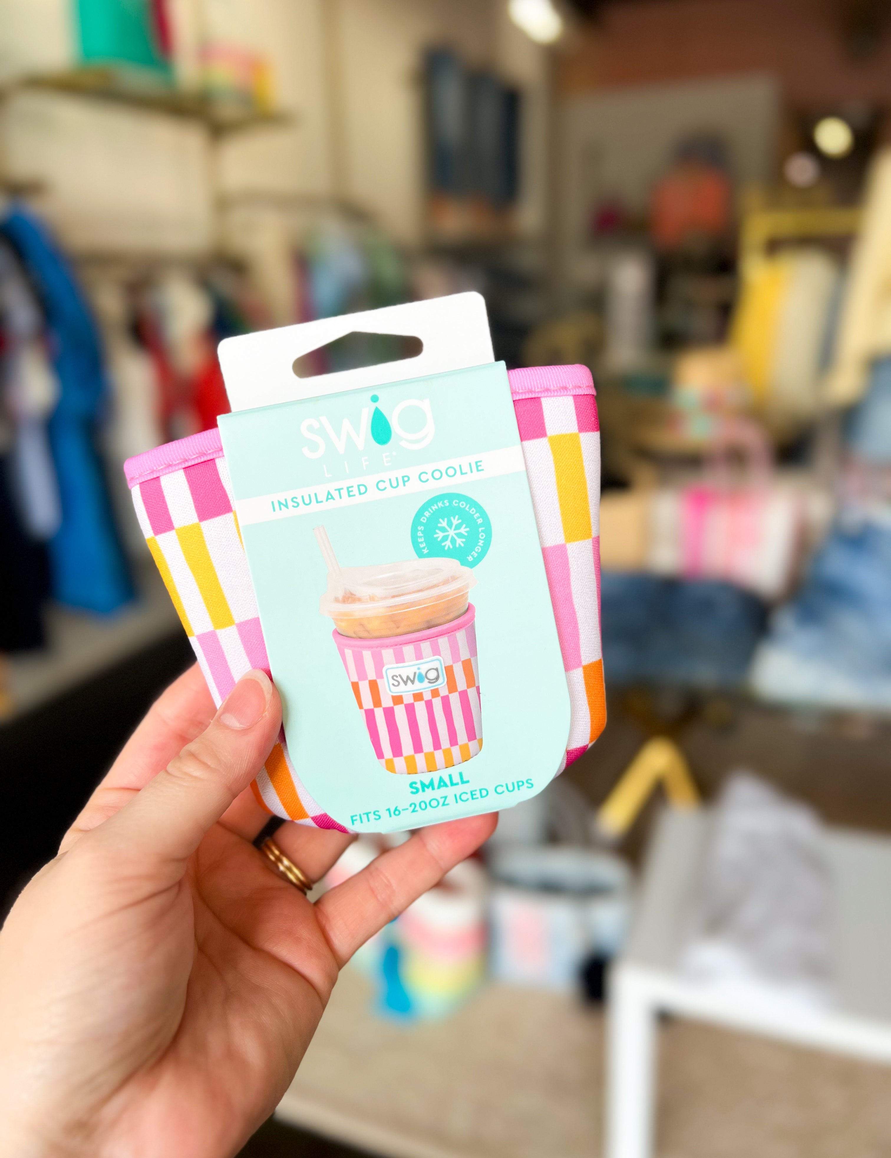 SWIG - Sherbet Stripe Iced Cup Coolie - Small-140 Gifts + Home-SWIG-July & June Women's Fashion Boutique Located in San Antonio, Texas