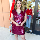 Ruby Sequin Mini Dress-510 Mini-FATE-July & June Women's Fashion Boutique Located in San Antonio, Texas