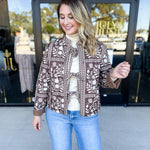 The Wrenlee Puff Jacket - Chocolate Brown-600 Outerwear-POLOGRAM-July & June Women's Fashion Boutique Located in San Antonio, Texas